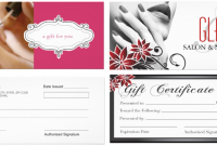 Nail Gift Certificate Template Free 11