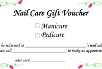 Nail Gift Certificate Template Free 8