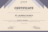 New Member Certificate Template 1