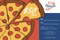 Pizza Gift Certificate Template 3