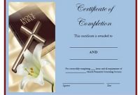 Premarital Counseling Certificate Of Completion Template 7