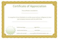 Printable Certificate Of Recognition Templates Free 7