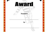Rugby League Certificate Templates 3