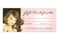 Salon Gift Certificate Template 7