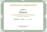 Template for Certificate Of Appreciation In Microsoft Word6