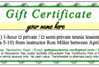 Tennis Gift Certificate Template2