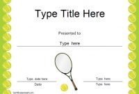 Tennis Gift Certificate Template3