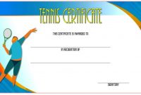 Tennis Gift Certificate Template7