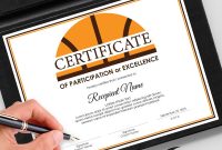 Certificate Of Participation Template Pdf Awesome 330 Best Editable Certificates Awards Images In 2020