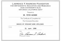 Class Completion Certificate Template Awesome fortbildungen Kieferorthopa¤de Freilassing Dr Peter Gassner