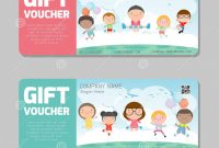 Free Travel Gift Certificate Template Unique Gift Voucher Template and Modern Pattern Kids Concept