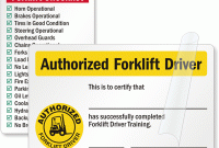 Forklift Certification Template 4