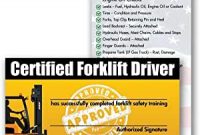 Forklift Certification Template 7