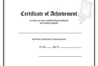 Free Printable Blank Award Certificate Templates 7
