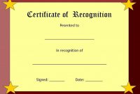 Free Printable Blank Award Certificate Templates 9