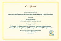 International Conference Certificate Templates 7