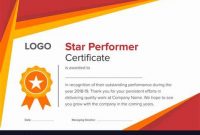 Star Performer Certificate Templates 4