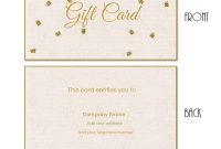 Yoga Gift Certificate Template Free 4