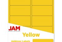 2×4 Label Template New Jam Paper Rectangular Mailing Address Labels 302724410 2 X 4