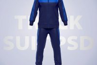 Blank Basketball Uniform Template Unique Sports Tracksuit Jacket Pants Mockup Template On Behance
