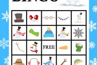 Blank Bingo Template Pdf New Printable Snowman Bingo Game Crazy Little Projects