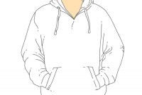Blank Black Hoodie Template New Blank White Outline Hooded Sweatshirt Template Download