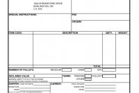Blank Bol Template New Doc 728929 Bill Of Lading form the Bill Of Lading form 1