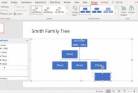 Blank Family Tree Template 3 Generations Awesome Create Family Trees Using Powerpoint organization Chart