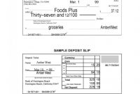 Blank Money order Template Awesome 37 Bank Deposit Slip Templates Examples A Templatelab