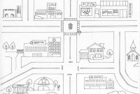 Blank Pirate Map Template Awesome Free Neighborhood Map Coloring Page Download Free Clip Art