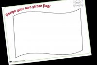 Blank Pirate Map Template New Free Design A Pirate Flag Early Years Eyfs Printable