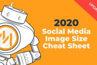 Blank Twitter Profile Template New 2020 social Media Image Dimensions Cheat Sheet
