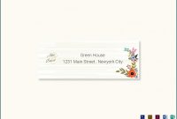 Christmas Return Address Labels Template New Address Label Templates for Wedding Invitations Template 1