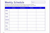Circuit Panel Label Template Unique Beautiful Weekly Workout Schedule Template In 2020 with