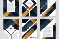 Free Blank Banner Templates New Abstract Vector Layout Background Set Art Stock Vector