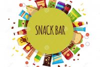 Free Blank Candy Bar Wrapper Template Unique Snack Product with Circle Fast Food Snacks Drinks Nuts