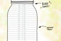Free Printable Jar Labels Template New Mason Jar Savings Challenge the Easy Way to Save Money In