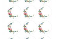 Free Round Label Templates Download Awesome Labels Free 2 Inch Floral Shabby Circles Labels