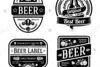 Free Water Bottle Labels for Baby Shower Template Awesome 100 Free Beer Label Templates Free Vector Vintage