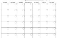 Full Page Blank Calendar Template Unique Calendar Download Free Printable Excel Templates Monthly