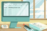 Google Docs Label Template Awesome 7 Free Wedding Guest List Templates and Managers