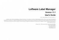 Online Shipping Label Template New Loftware Label Manager User Guide Manualzz