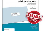 Package Shipping Label Template New Office Depot White Address Labels 3000 Pk Office Depot