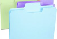 Post It File Folder Labels Template Unique Smead Supertab File Folder Oversized 1 3 Cut Tab Letter Size assorted Colors100 Per Box 11961