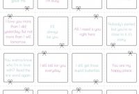 52 Reasons why I Love You Cards Templates New 52 Reasons why I Love You Template