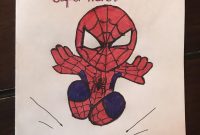 Avengers Birthday Card Template New Birthday Card Spiderman Card Design Template