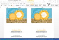 Birthday Card Template Microsoft Word New the 11 Best Summer Templates for Microsoft