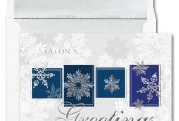 Christmas Photo Cards Templates Free Downloads New Jam Papera Christmas Card Set Snowflake Greeting Blocks Set Of 25 Cards and 25 Envelopes Item 915496