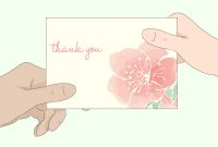 Christmas Thank You Card Templates Free New How to Write A Thank You Card for Flowers 12 Steps
