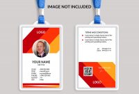 Company Id Card Design Template Awesome Red Awesome Id Card Template Download Free Vectors